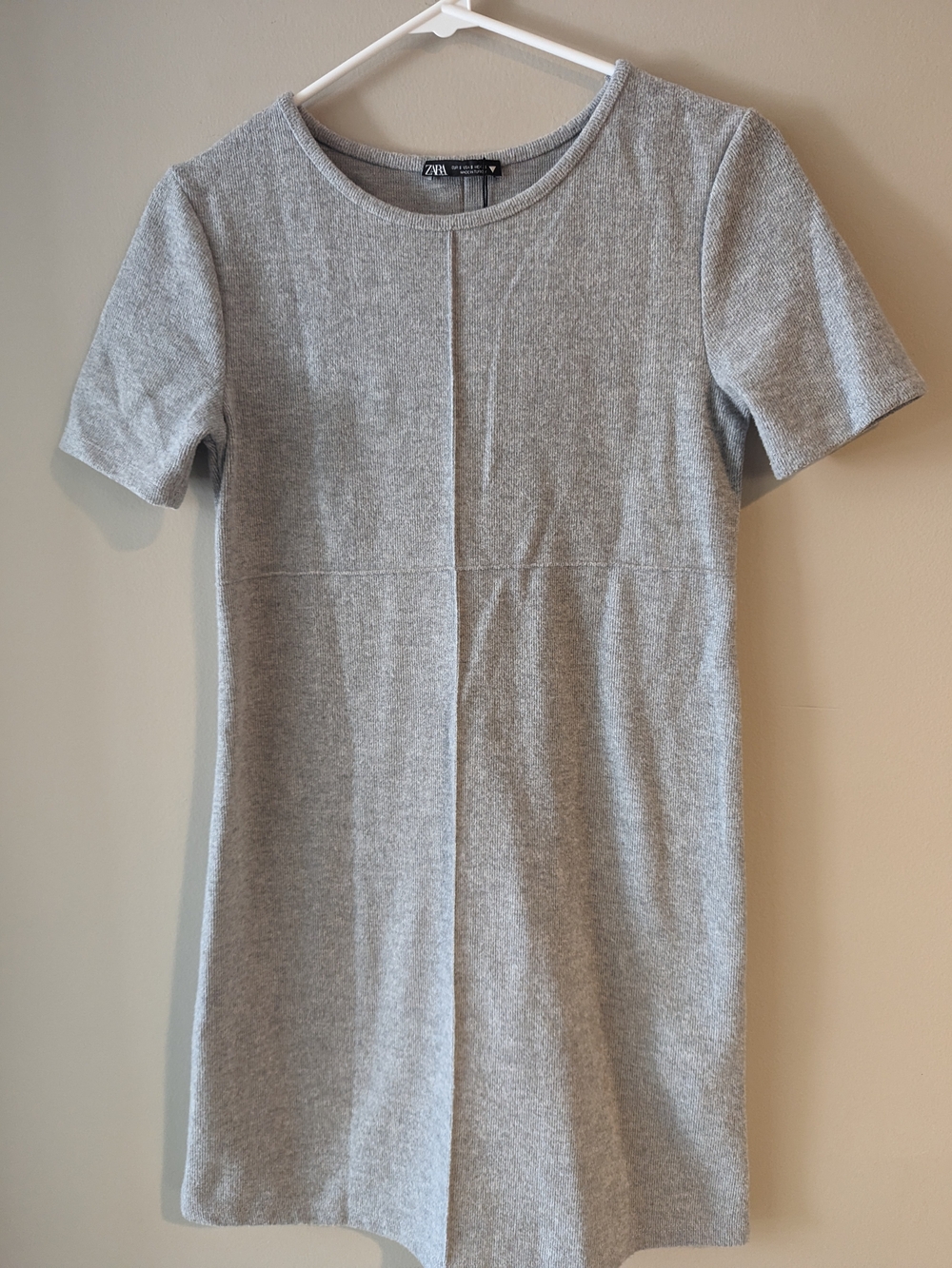 NWOT- Zara Light Gray Sweater Dress